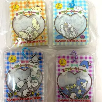 산리오 바스락 프레이크씰풍 참 4세트