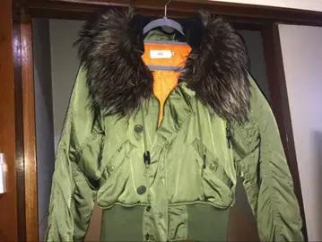 [ AZUL ] 퍼 다운 자켓 y2k