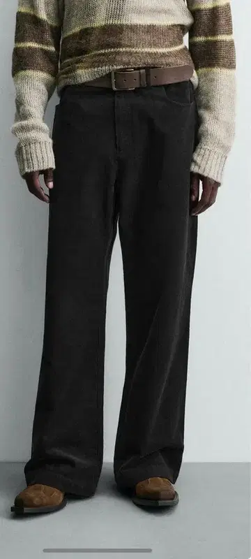 ZARA 코듀로이 플레어 팬츠