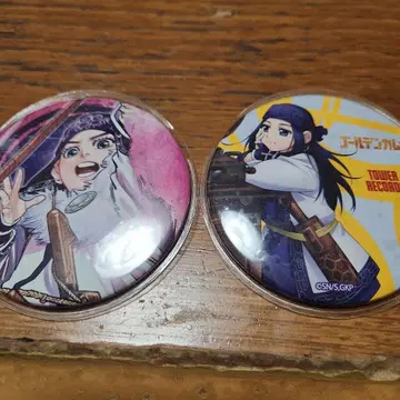 골든 카무이 아시리파 캔뱃지 2개