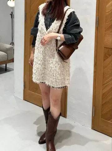 Kastane 퍼 롱 베스트