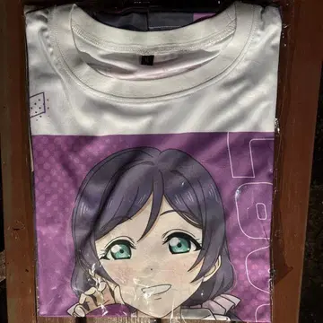 러브 라이브! 오리지널 풀 그래픽 T셔츠 토죠 노조미 공식