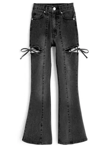 GRL 플레어 데님 팬츠