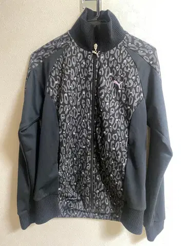 PUMA 레오파드 무늬 집업 자켓