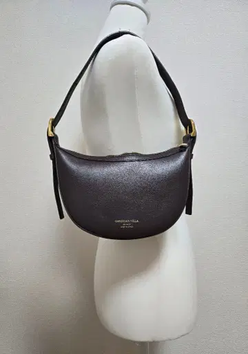 CHRISTIAN VILLA 다크 브라운 숄더백