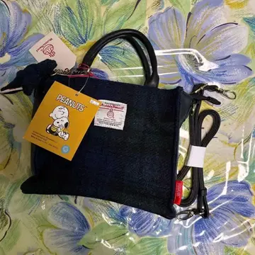 새상품 해리스 트위드 스누피 숄더백