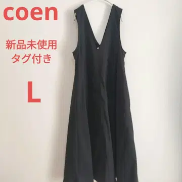 coen 코엔 택 포함 미사용 새상품 폴리트윌 V점프스커트