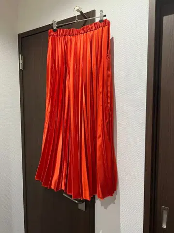 EPOCA 플리츠 스커트 오렌지 38
