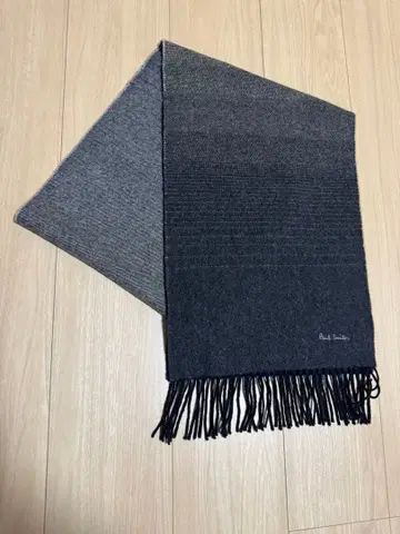 Paul Smith 캐시미어 머플러 그레이 그라데이션