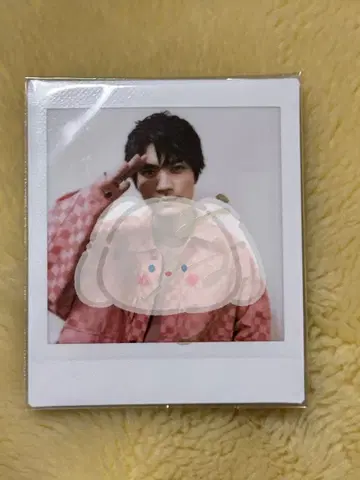 이타가키 미즈키 친필 사인 폴라로이드 브로마이드