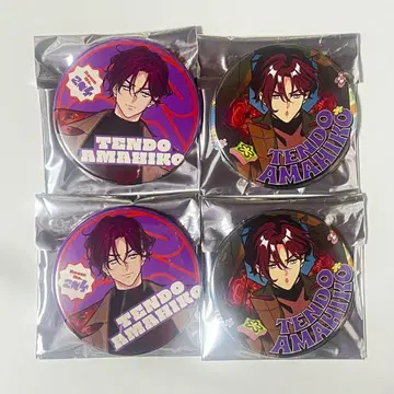 카리스마 텐도 텐히코 캔뱃지 4개 세트