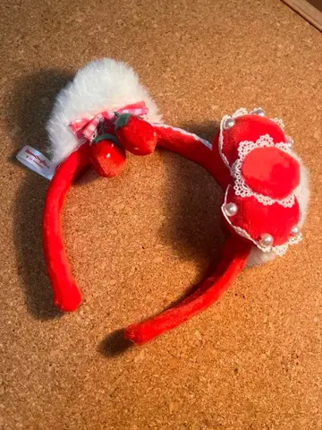 한정품 헬로키티 딸기 머리띠 [하모니랜드 기간 한정]