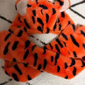 [디즈니] 팬캡 티거 귀 포함 장갑 포함 머플러