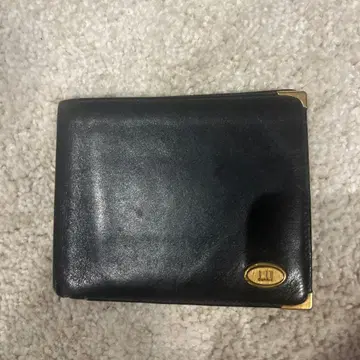dunhill 블랙 가죽 카드 케이스