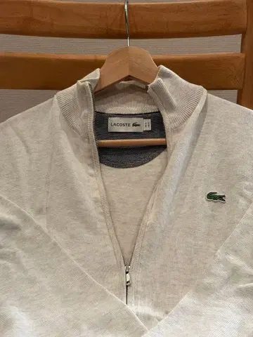 LACOSTE 집업 니트 US S