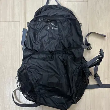 L.L.Bean Stowaway 백팩 블랙