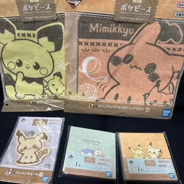 포켓몬스터 피스 제일복권 미미큐 피츄 팽도리 모크나이퍼