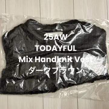 새상품 TODAYFUL 투데이풀 Mix Handknit Vest