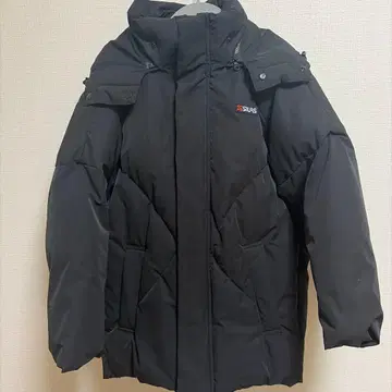 SILAS 블랙 다운 자켓 사이러스