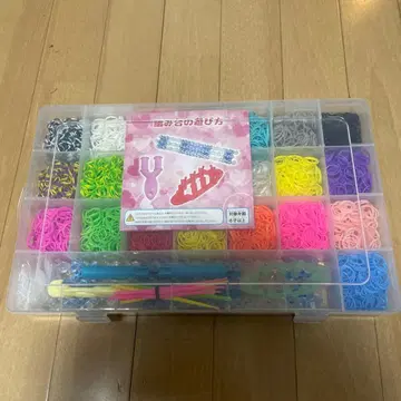 고무밴드 뜨기 세트 수납 박스 포함