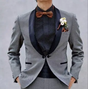 MAZZO 포시스앤컴퍼니 윙카라 셔츠 블랙 도트 무늬 M