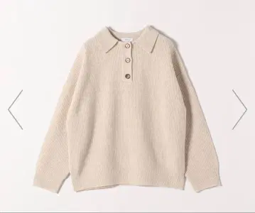 [ 새상품급 ] SHIPS any AQUA 캐시미어 믹스 폴로 니트