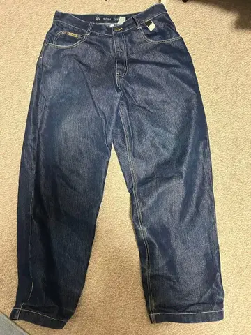 사우스포 다크 네이비 데님 초와이드