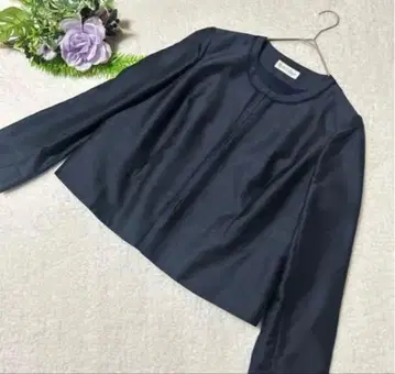 Bell Current 빅 사이즈 19호 네이비 노카라 자켓