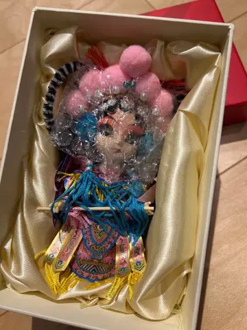 중국 경극 인형 실크 인형