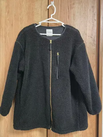 LEPSIM 블랙 보아 자켓