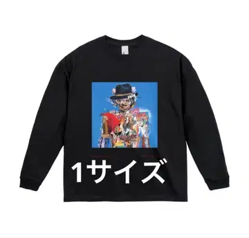 RADWIMPS 20th Live 아트 프린트 롱 T셔츠 블랙 1