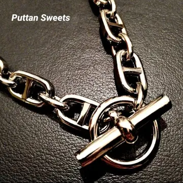 [ Puttan Sweets ] 앵커 링크 체인 목걸이 L1226