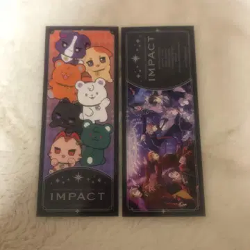 IMPACT 특전 티켓풍 카드