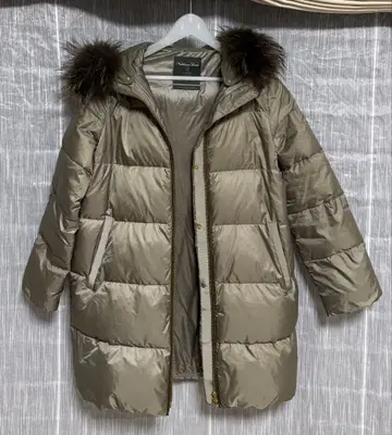 nano universe 니시카와 다운 롱다운 코트 퍼 포함 38