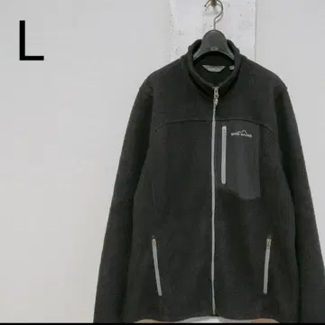 에디 바우어 플리스 자켓 블랙 두꺼운 원단 폴라테크 L