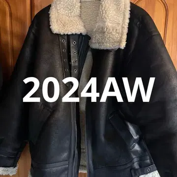 Ungrid 페이크 무스탕 보아 블루종