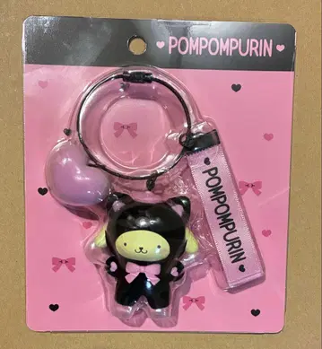 미개봉 새상품 새까만 동물들 폼폼푸딩 키링 산리오