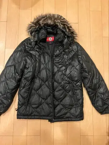 Y2k CONVERSE 블랙 다운 자켓 M