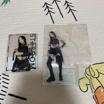 DMM 온라인 크레인 게임 카미타니 사야 아크릴 스탠드 클리어 카드