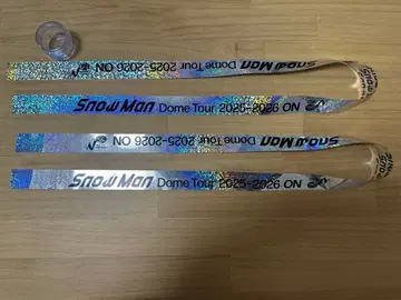 SnowMan ON 긴테 은색 테이프 2개