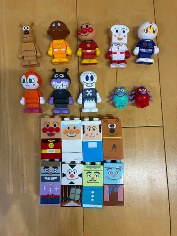 호빵맨 블록 라보 피규어 세트