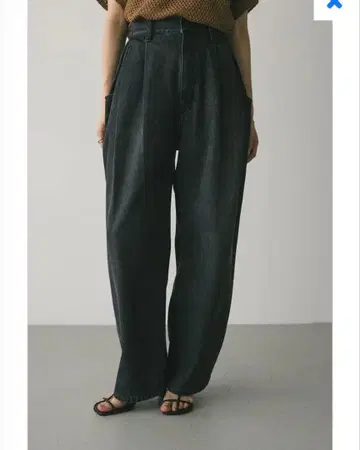 STYLE MIXER 스타일믹서 턱 와이드 루즈 데님 S 사이즈