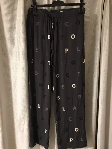 Gelato Pique UNISEX 레이온 로고 패턴 롱팬츠