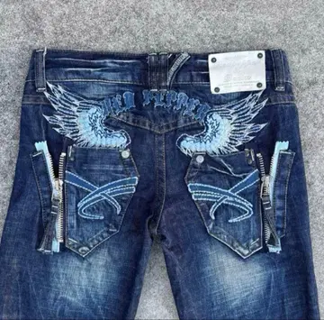 RED PEPPER 부츠컷 와이드 데님 y2k