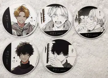 기븐 애니메이트 카페 코스터 하루키 히이라기 겐준 5점 세트