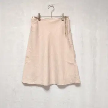 온워드 카시야마 A라인 스커트 핑크 베이지 38 라메