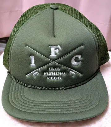 IRIE FISHING CLUB 메쉬 캡 올리브