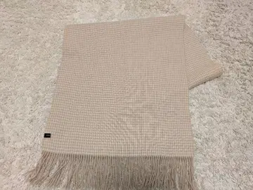 TOMORROWLAND 캐시미어 머플러 베이지 하운드투스