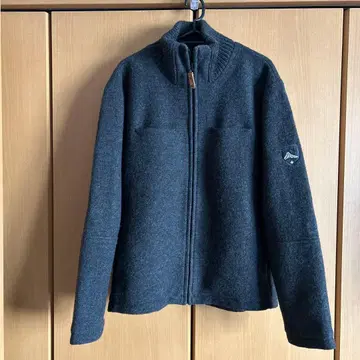 VAMPIRE 울 혼방 다크 그레이 집업 자켓