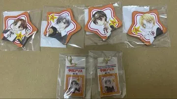 [ 새상품 ] 하나토유메전 학원 앨리스 캔뱃지 아크릴 참 세트